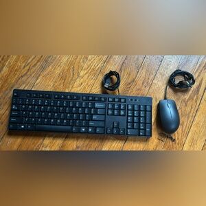 Inland Model DK-3318B USB Wired Mouse & Keyboard ( open box never used)
